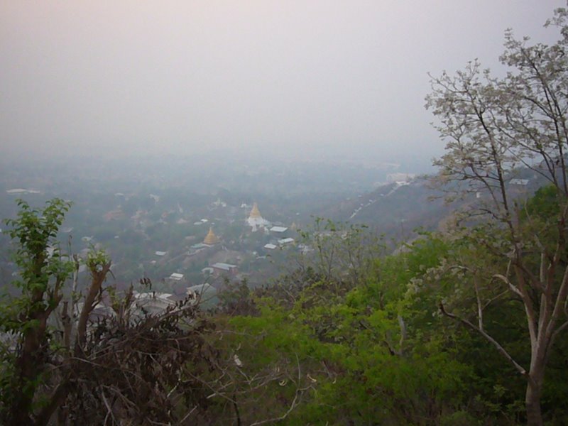 Foggy Smoggy Mandalay from  Mandalay hill